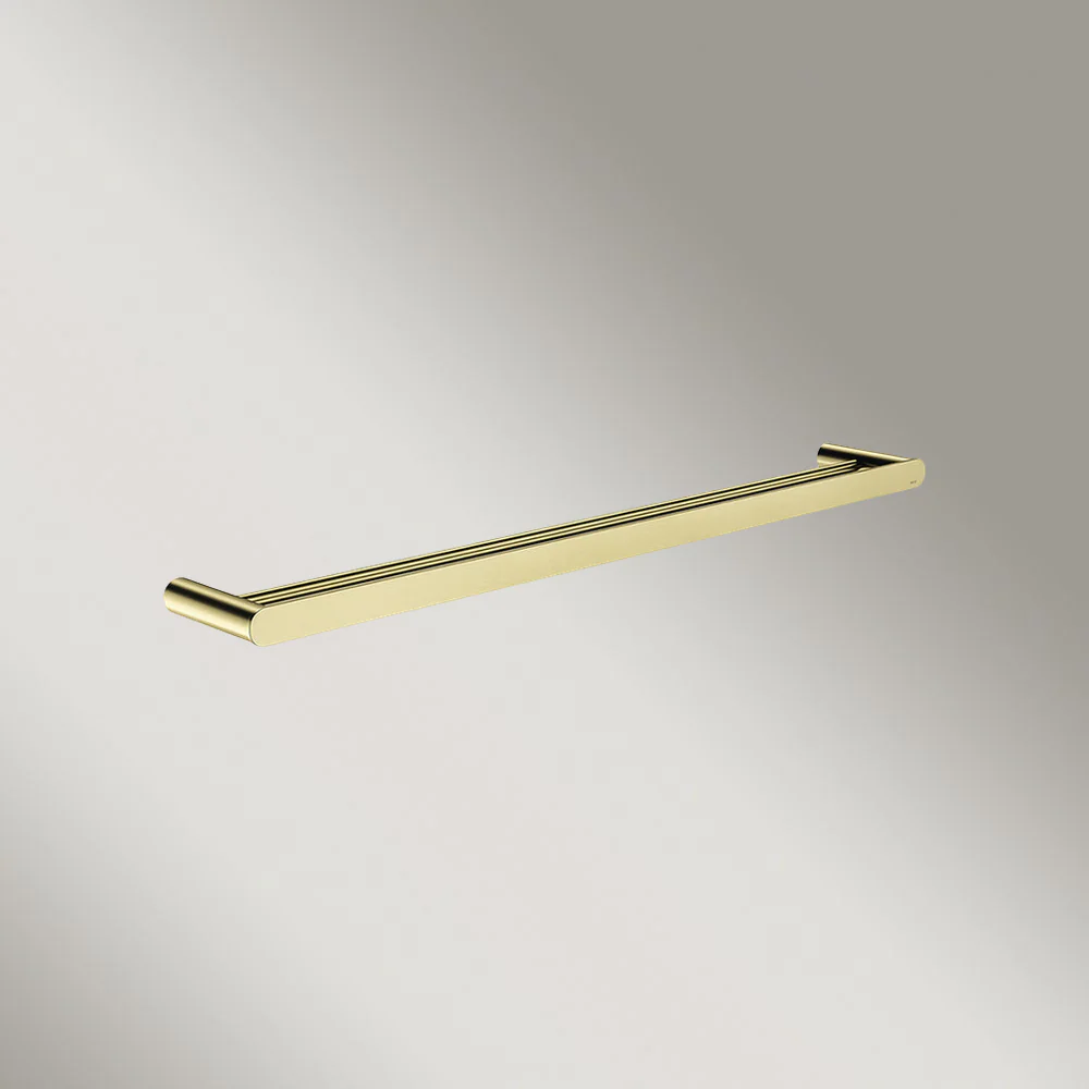 Meir Curvae Double Towel Rail 800mm Tiger Bronze - Image 2