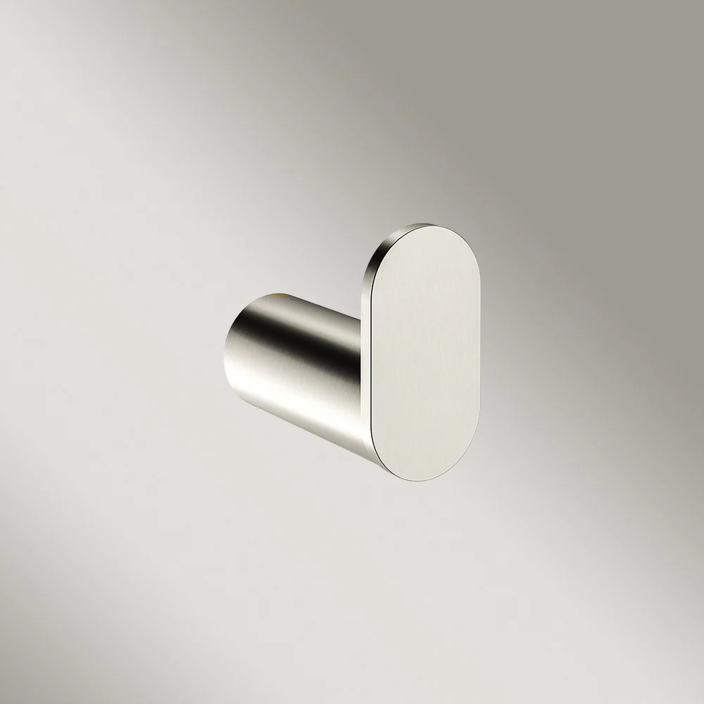 Meir Curvae Single Robe Hook Brushed Nickel - Image 2