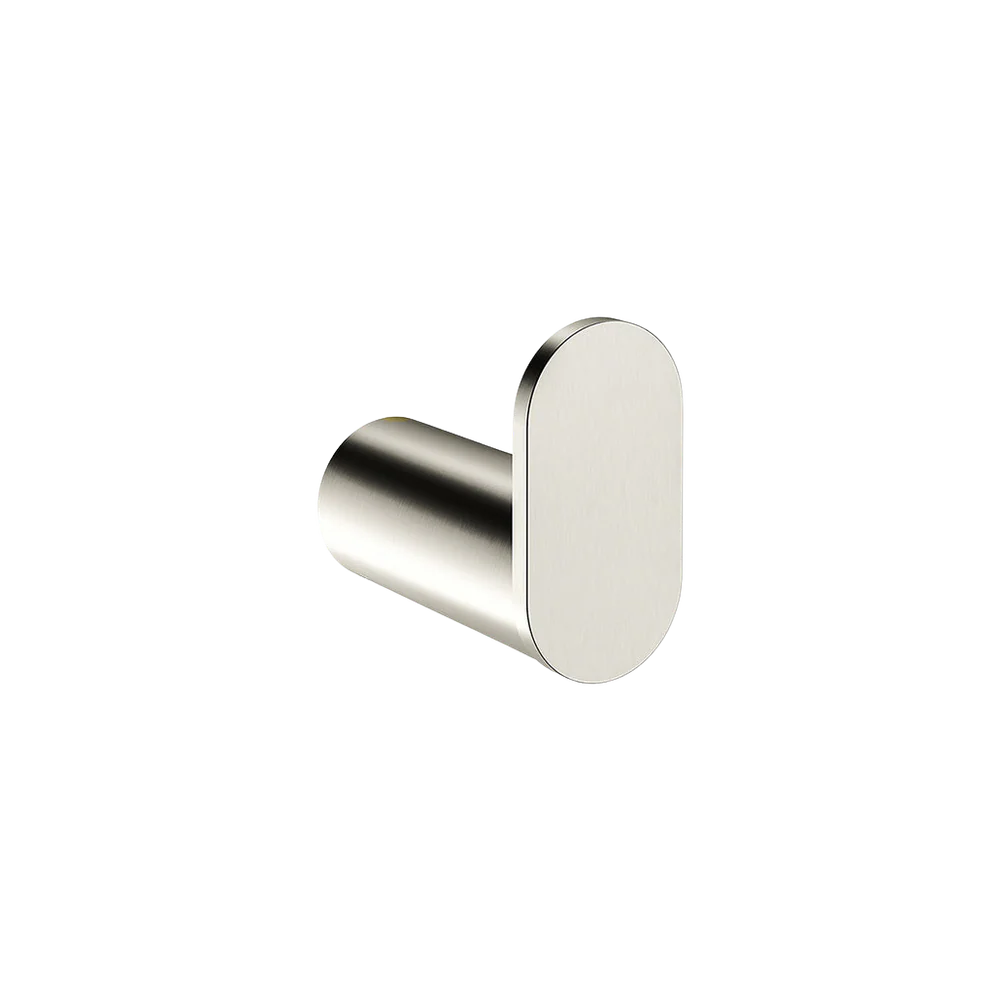 Meir Curvae Single Robe Hook Brushed Nickel - Image 3