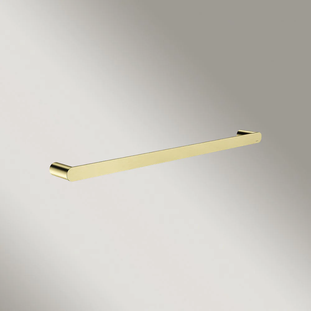 Meir Curvae Single Towel Rail 600mm Tiger Bronze - Image 2