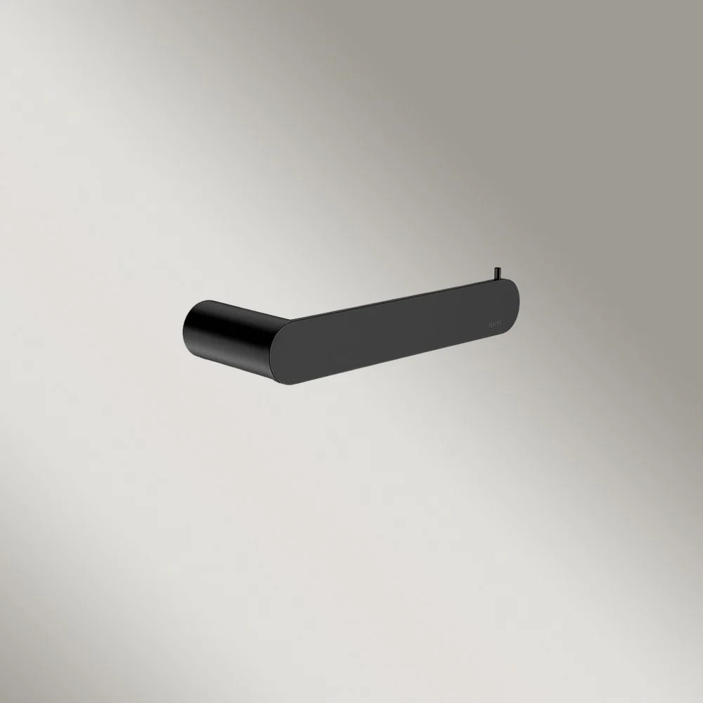 Meir Curvae Toilet Roll Holder Matte Black - Image 2