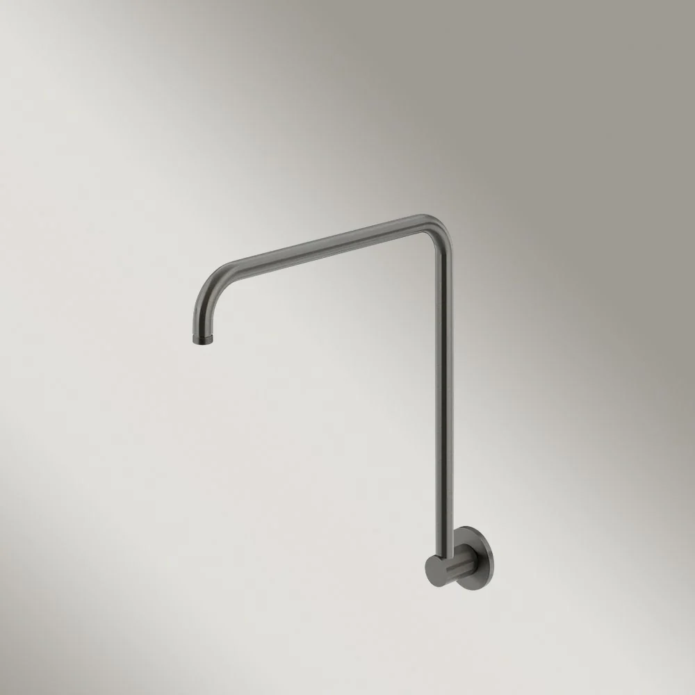 Meir High Rise Shower Arm Shadow Gunmetal - Image 2