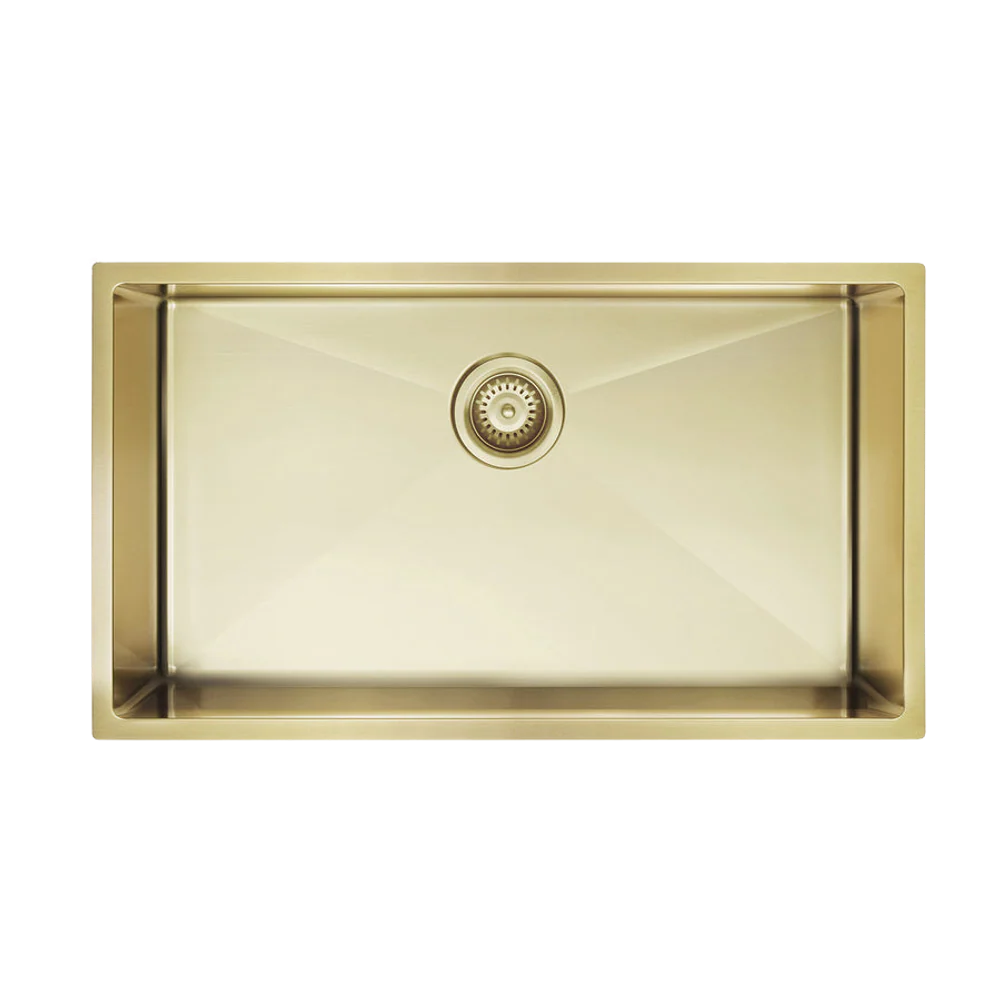 Meir Kitchen Sink Single Bowl 760 X 440 Tiger Bronze