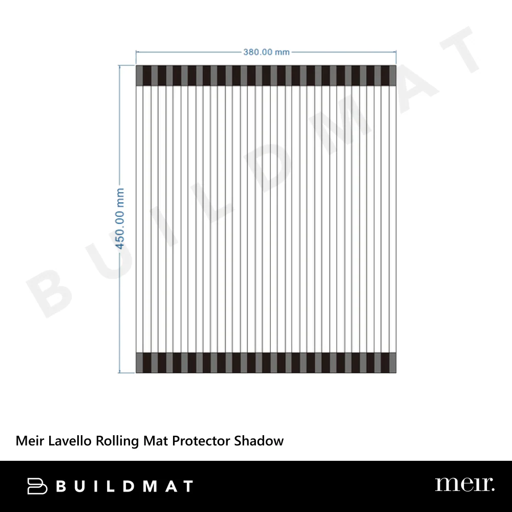 Meir Lavello Stainless Steel Rolling Mat Protector Shadow Gunmetal - Image 4