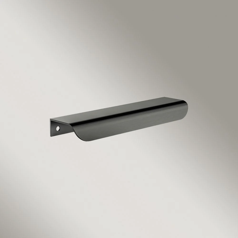 Meir Oppen Edge-Pull 150mm Cabinet Handle Shadow Gunmetal - Image 2