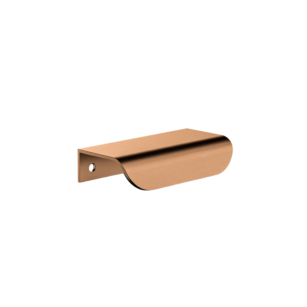 Meir Oppen Edge-Pull 75mm Cabinet Handle Lustre Bronze