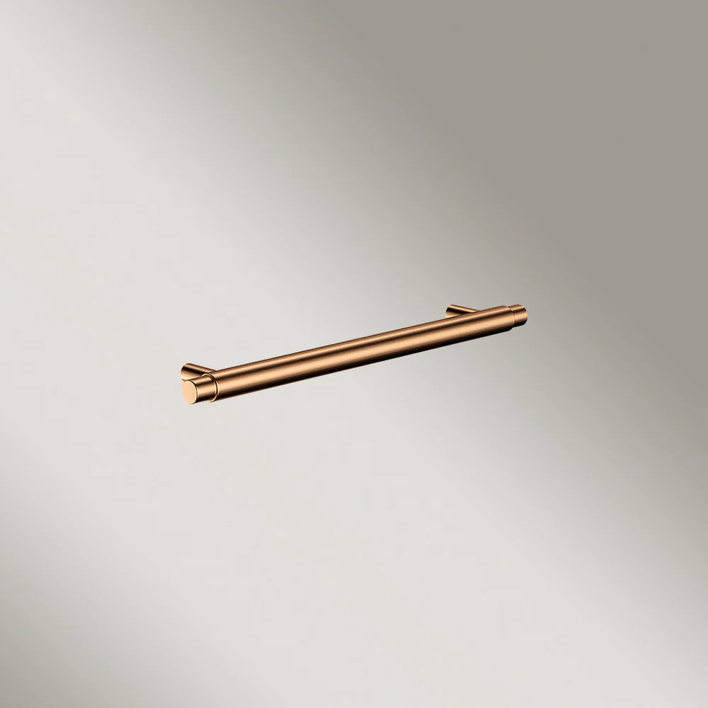 Meir Oppen Round Pull 200mm Cabinet Handle Brushed Lustre Bronze - Image 2