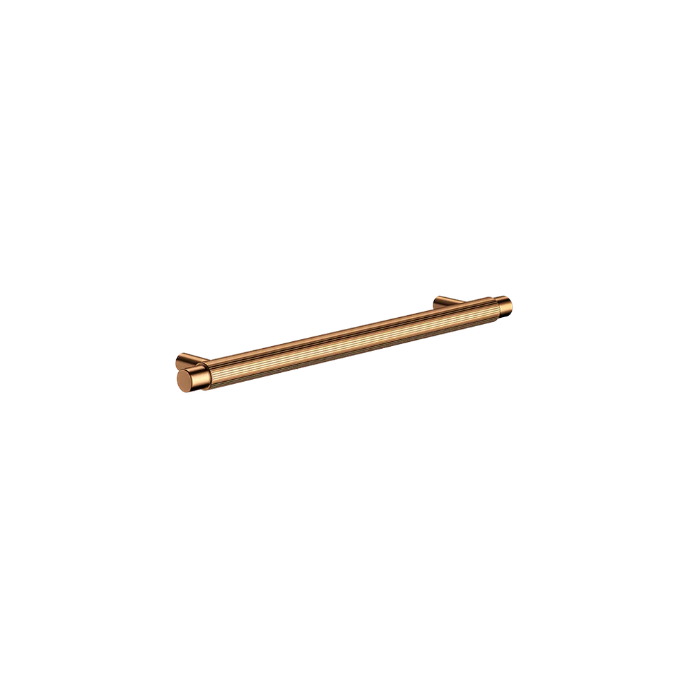 Meir Oppen Round Pull 200mm Cabinet Handle Linear Lustre Bronze - Image 3