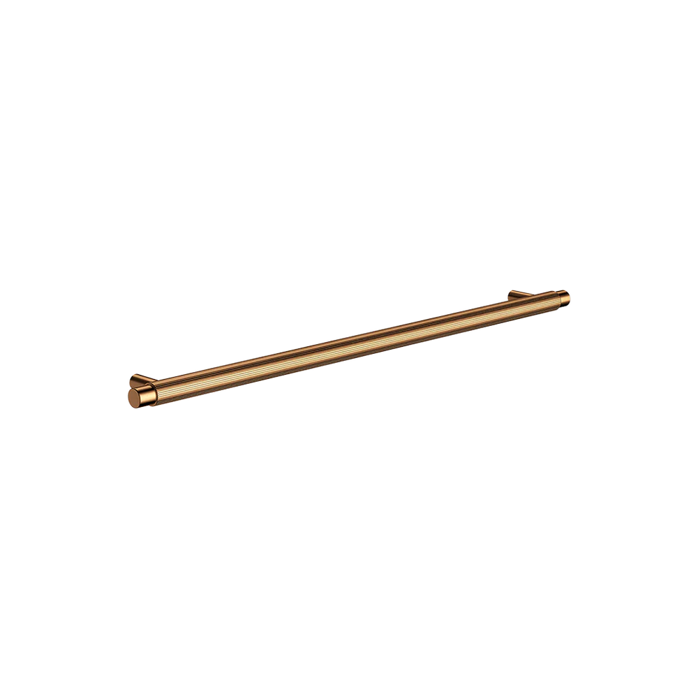 Meir Oppen Round Pull 328mm Cabinet Handle Linear Lustre Bronze - Image 3