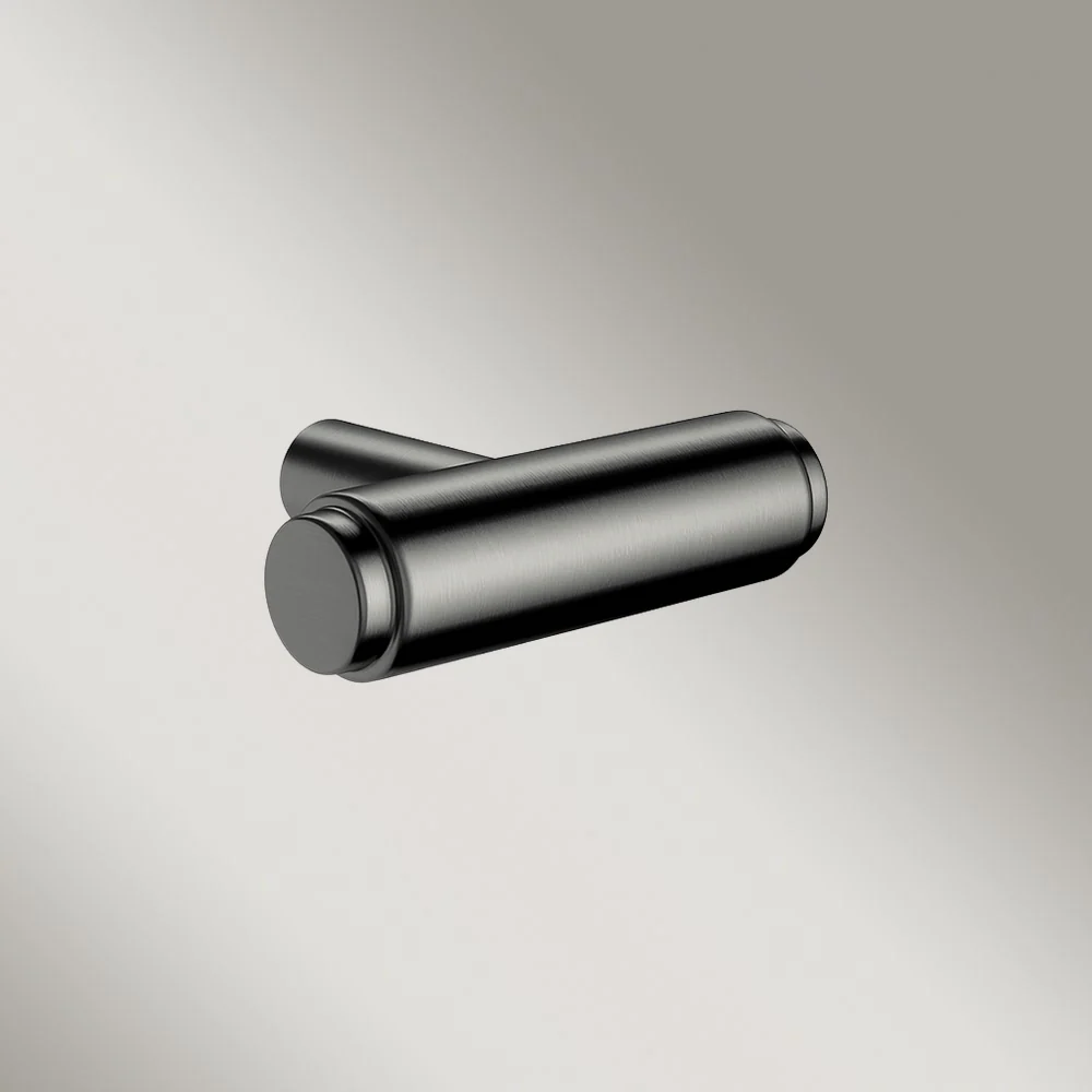 Meir Oppen T-Pull Cabinet Handle Brushed Shadow Gunmetal - Image 2