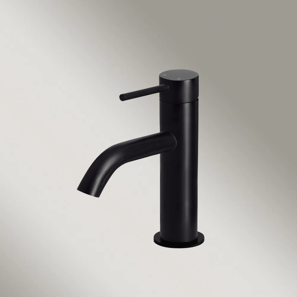 Meir Piccola Basin Mixer Tap Matte Black - Image 2