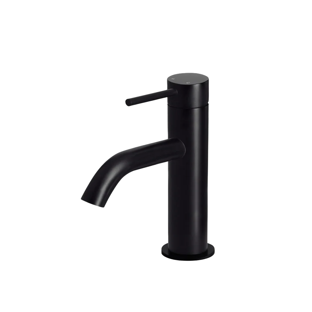 Meir Piccola Basin Mixer Tap Matte Black - Image 3