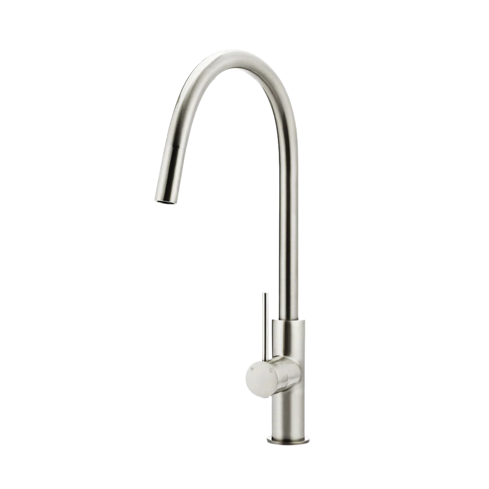 Meir Piccola Pull Out Kitchen Mixer Tap Brushed Nickel - Image 3