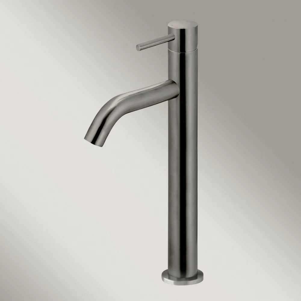 Meir Piccola Tall Basin Mixer Tap With 130mm Spout Shadow Gunmetal - Image 2