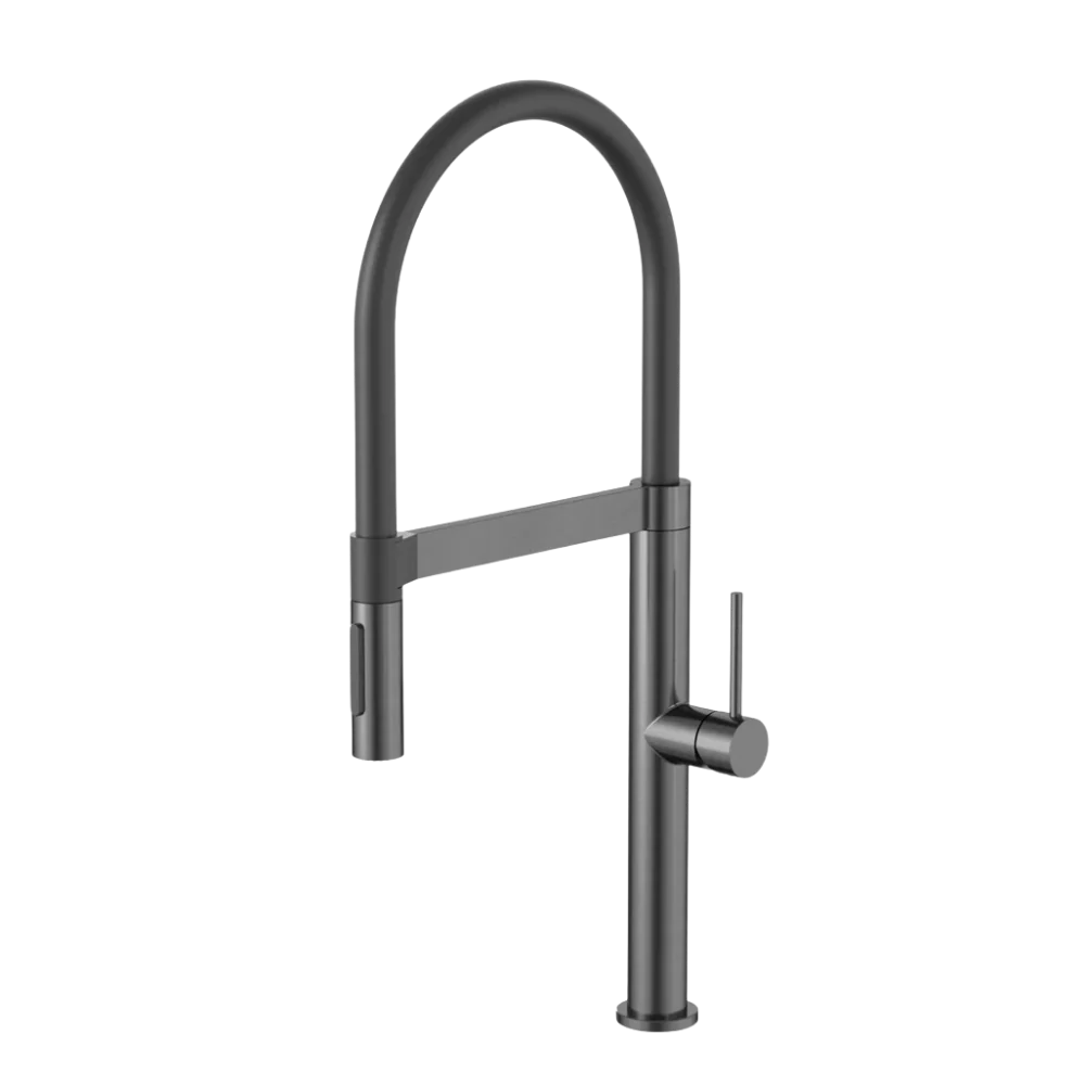 Meir Pull Down Kitchen Mixer with Magnetic Dock Shadow Gunmetal