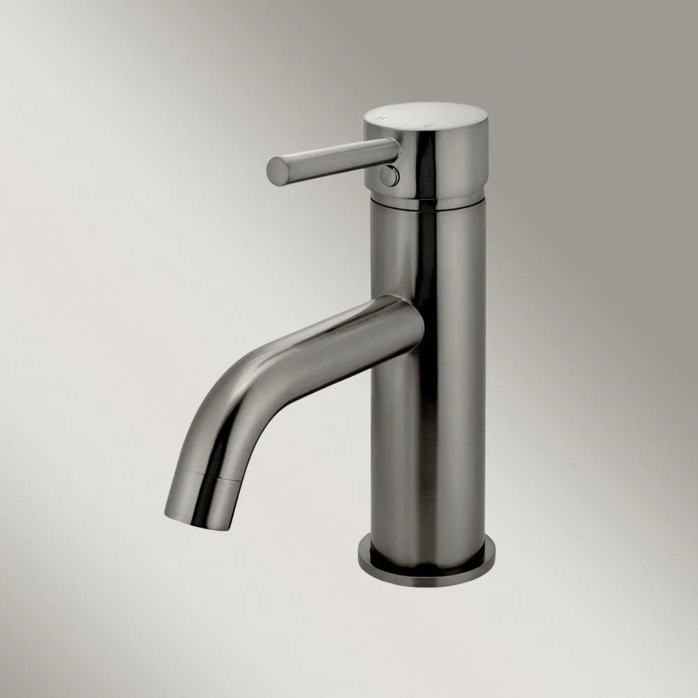 Meir Round Basin Mixer Curved Shadow Gunmetal - Image 2