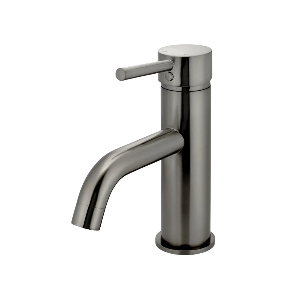 Meir Round Basin Mixer Curved Shadow Gunmetal - Image 3