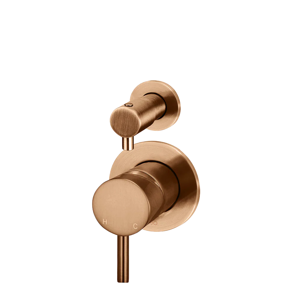 Meir Round Diverter Mixer (Trim Kit Only) Lustre Bronze