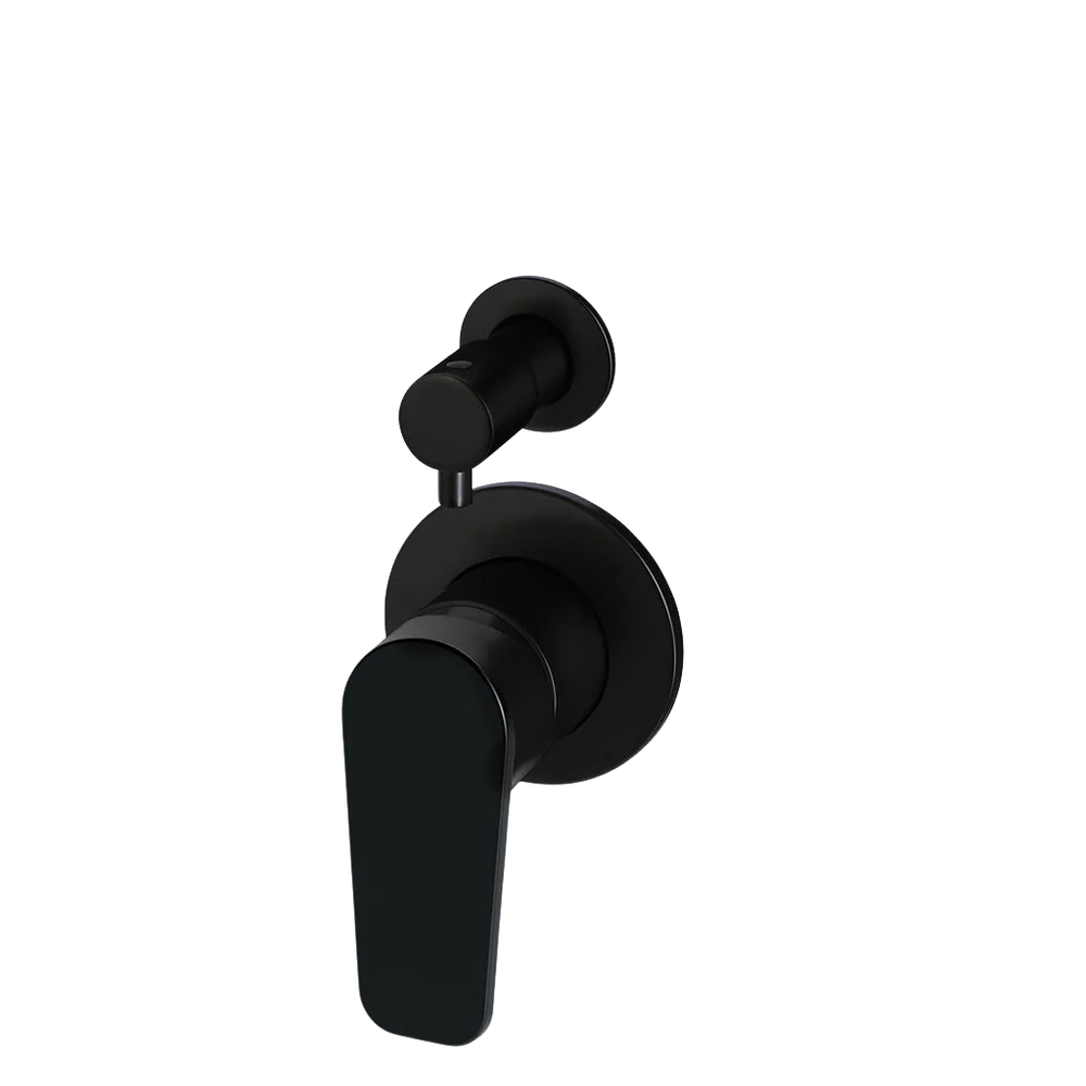 Meir Round Diverter Mixer Paddle Handle (Complete Kit) Matte Black - Image 3