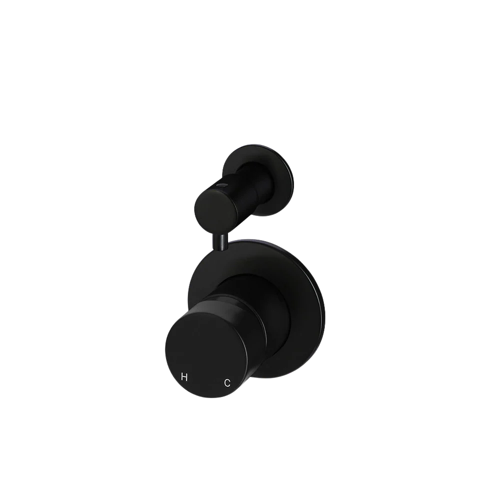 Meir Round Diverter Mixer Pinless Handle (Trim Kit Only) Matte Black - Image 3