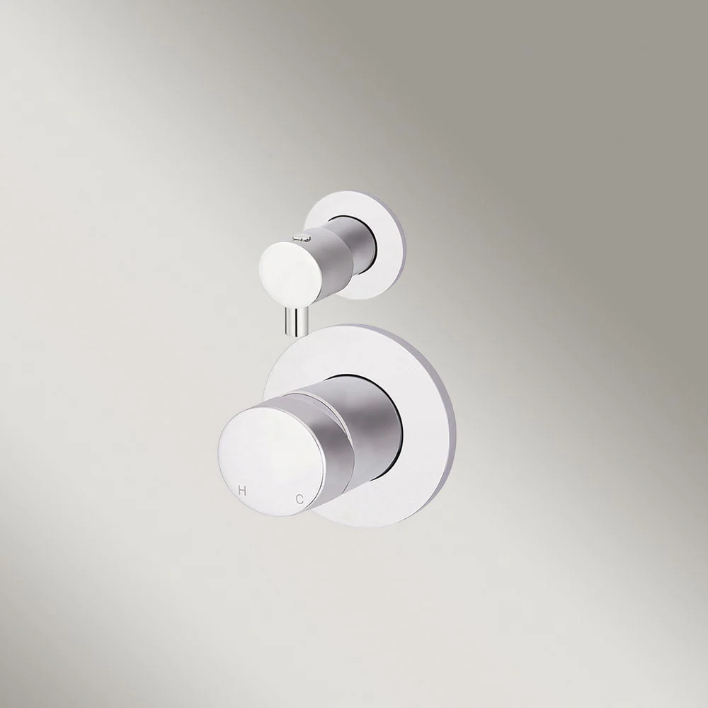Meir Round Diverter Mixer Pinless Handle (Complete Kit) Polished Chrome - Image 2
