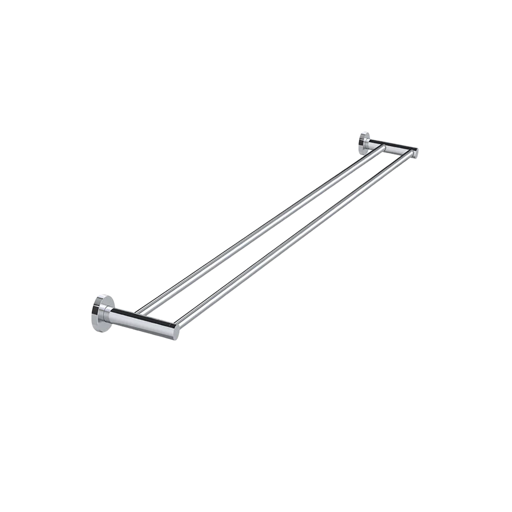 Meir Round Double Towel Rail 900mm Polished Chrome - Image 3