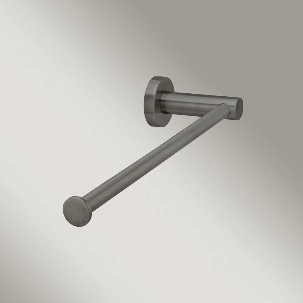 Meir Round Guest Towel Rail Shadow Gunmetal - Image 2