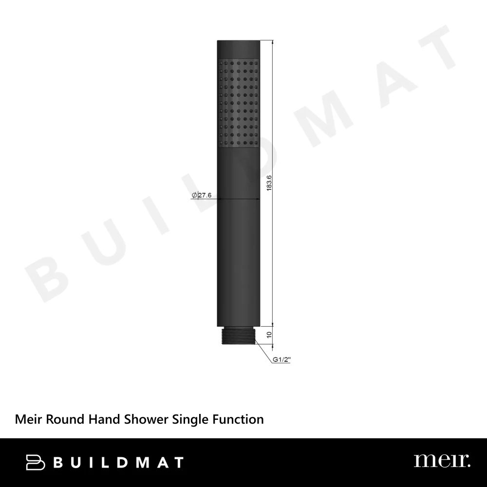 Meir Round Hand Shower Single Function Lustre Bronze - Image 4