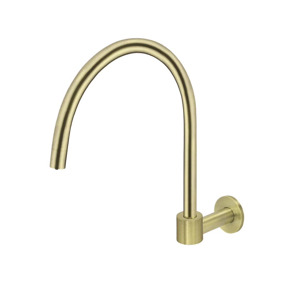 Meir Round High-Rise Swivel Wall Spout Tiger Bronze - Image 3