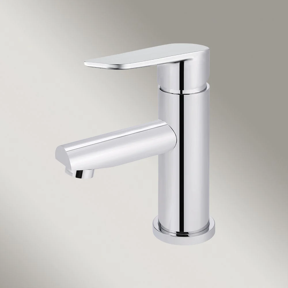 Meir Round Paddle Basin Mixer Polished Chrome - Image 2