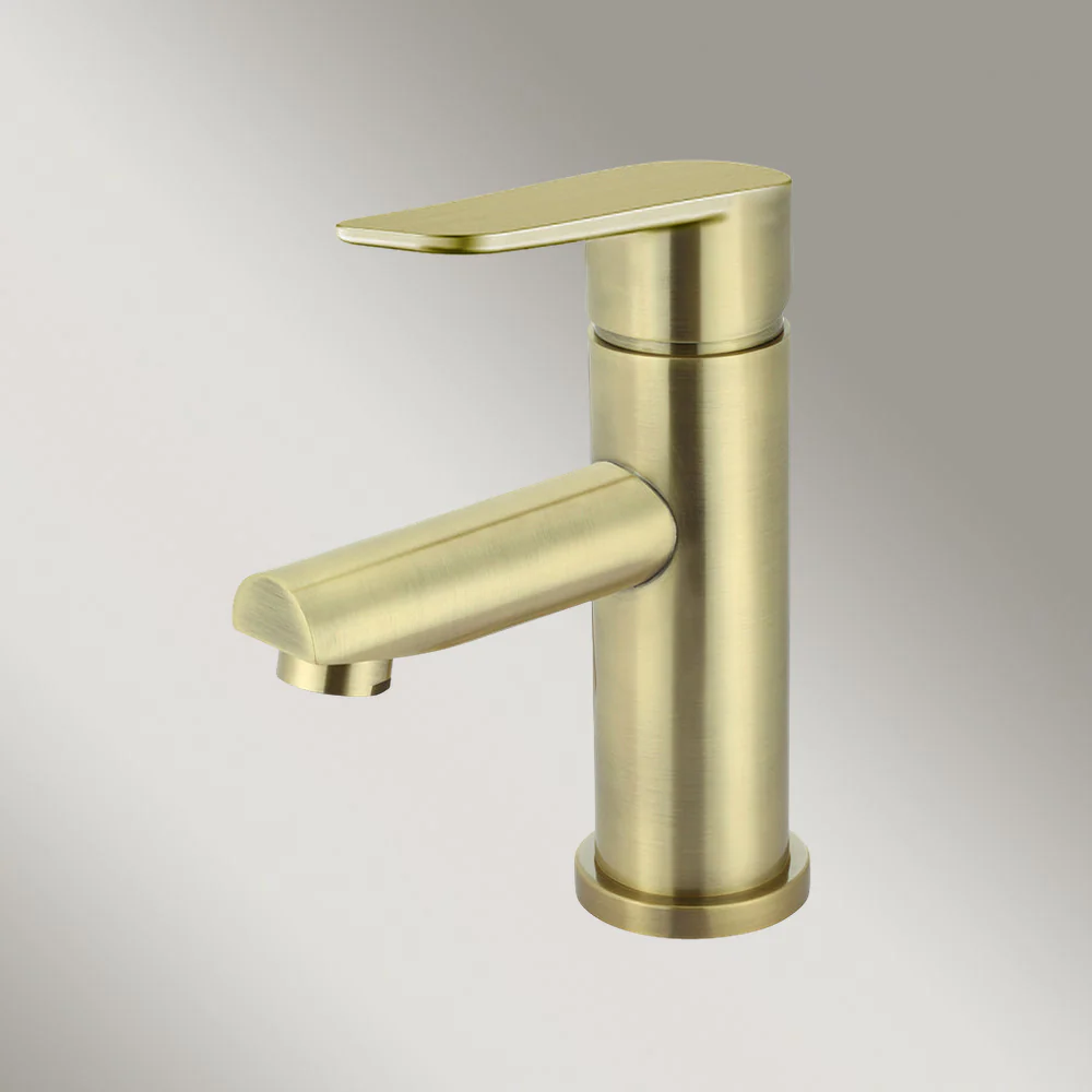 Meir Round Paddle Basin Mixer Tiger Bronze - Image 2