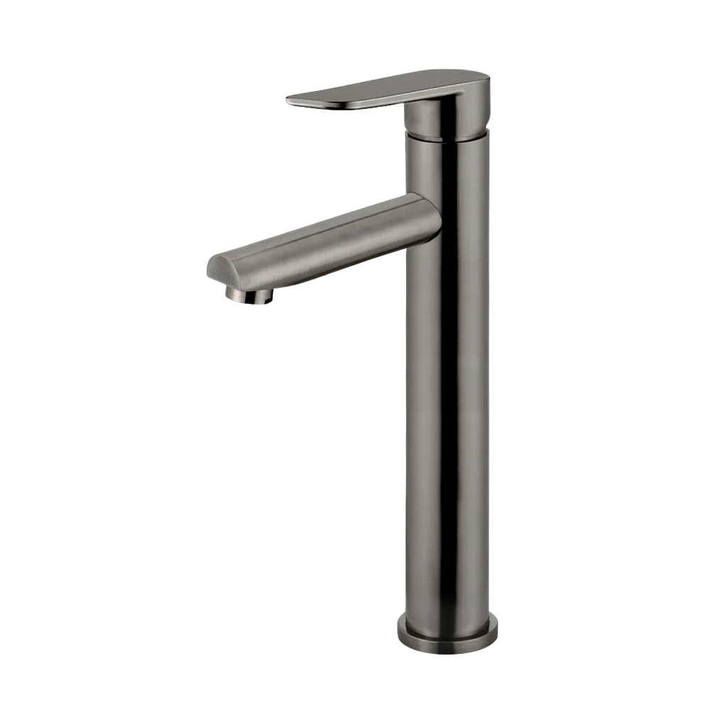 Meir Round Paddle Tall Basin Mixer Shadow Gunmetal - Image 3