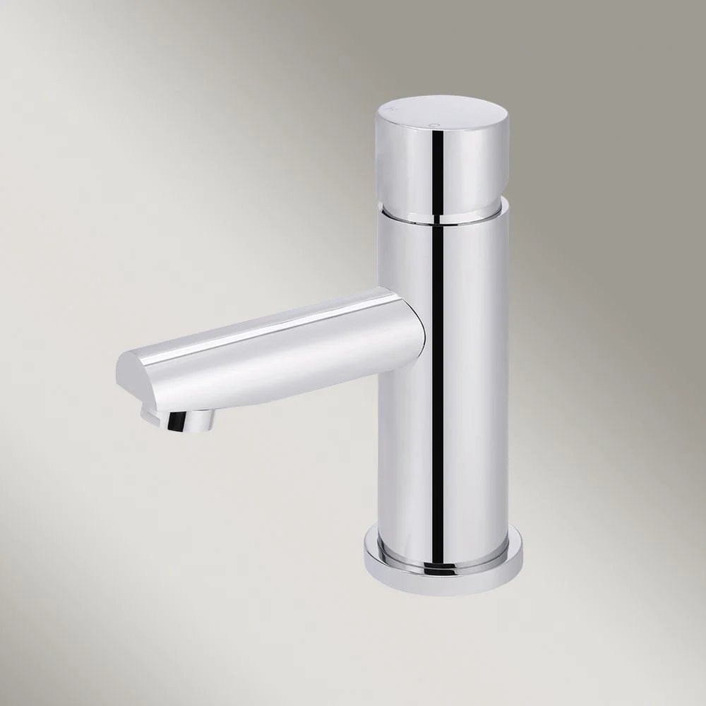 Meir Round Pinless Basin Mixer Polished Chrome - Image 2