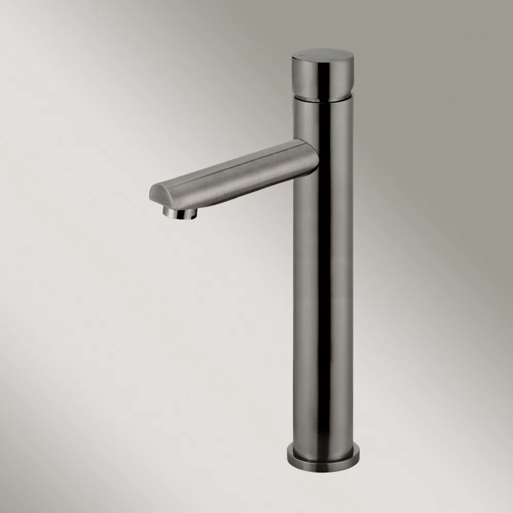 Meir Round Pinless Tall Basin Mixer Shadow Gunmetal - Image 2