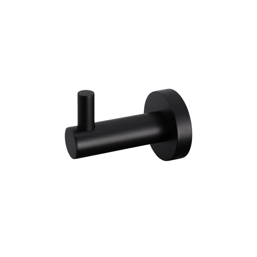 Meir Round Robe Hook Matte Black