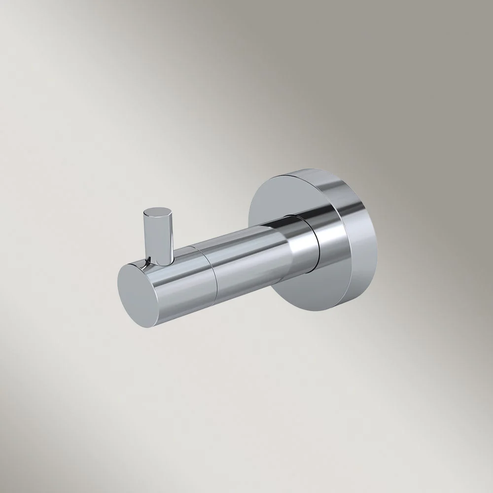 Meir Round Robe Hook Polished Chrome - Image 2