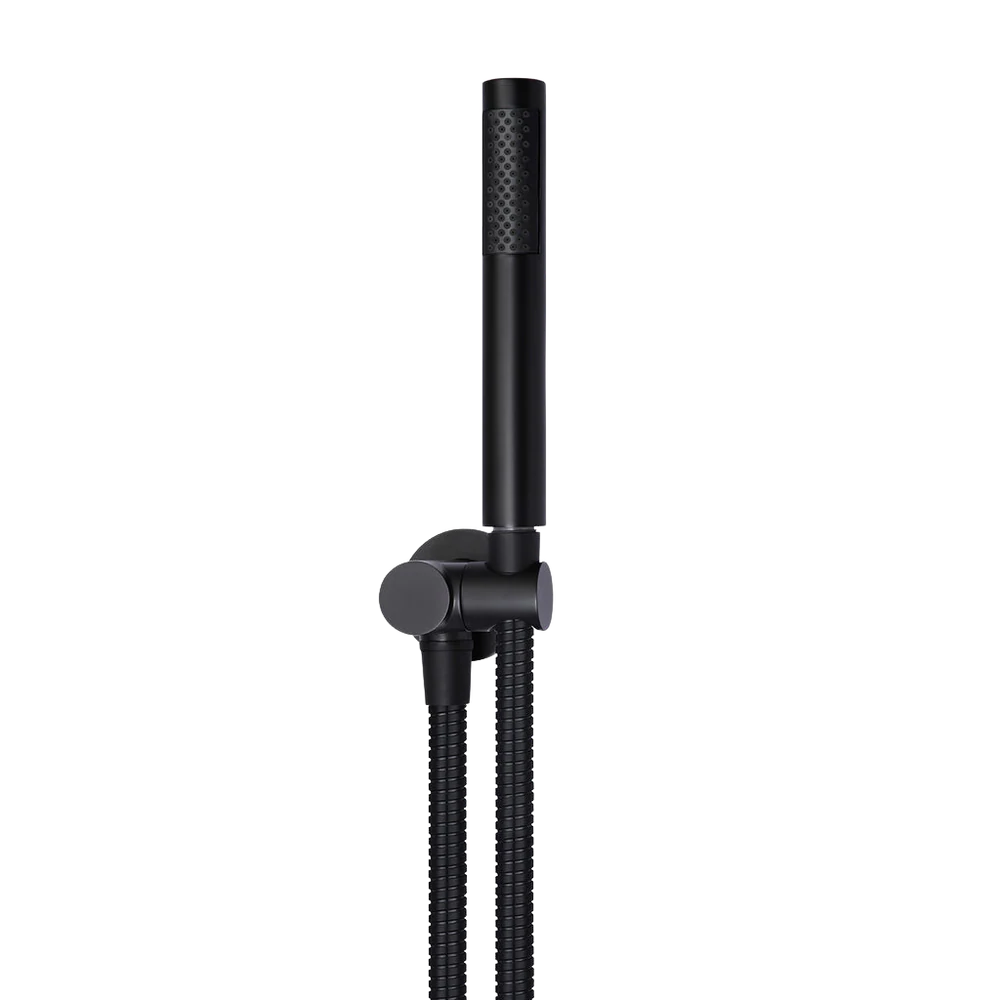 Meir Round Shower On Bracket Matte Black - Image 3