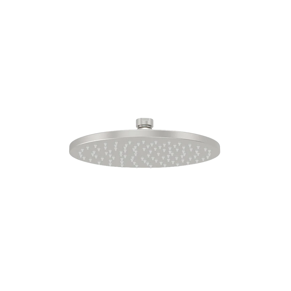 Meir Round Shower Rose 200mm Brushed Nickel