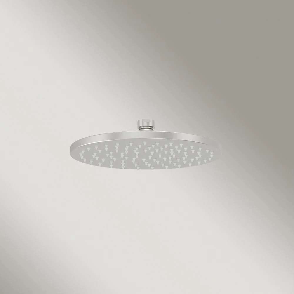 Meir Round Shower Rose 200mm Brushed Nickel - Image 2
