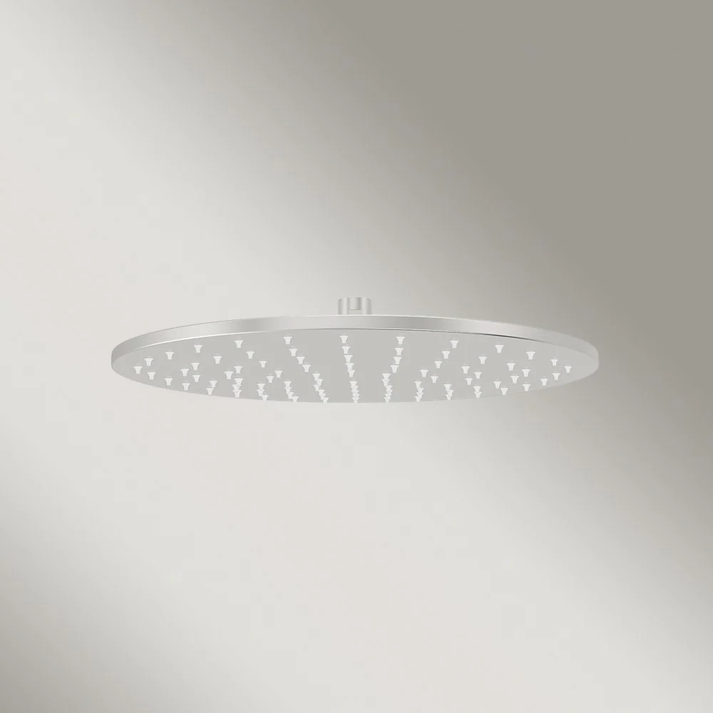 Meir Round Shower Rose 300mm Brushed Nickel - Image 2