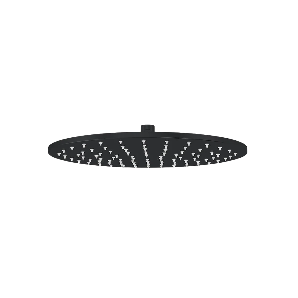Meir Round Shower Rose 300mm Matte Black