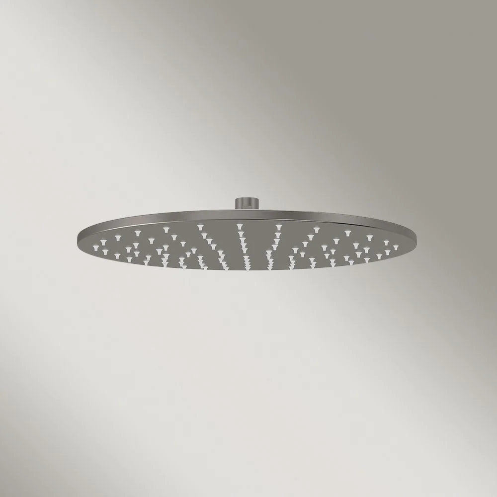 Meir Round Shower Rose 300mm Shadow Gunmetal - Image 2