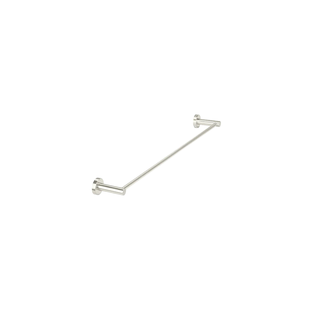 Meir Round Single Towel Rail 600mm Brushed Nickel - Image 3