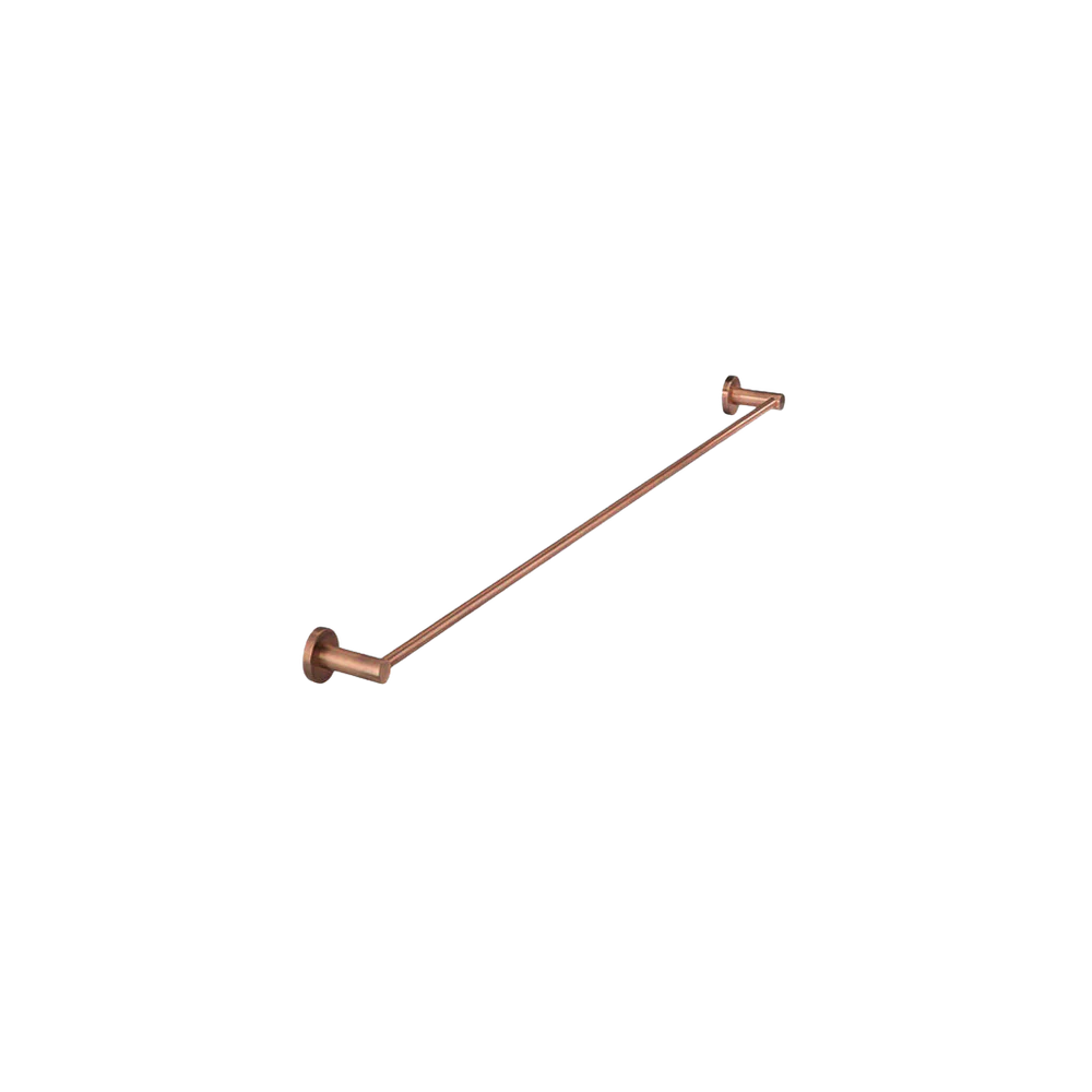 Meir Round Single Towel Rail 600mm Lustre Bronze
