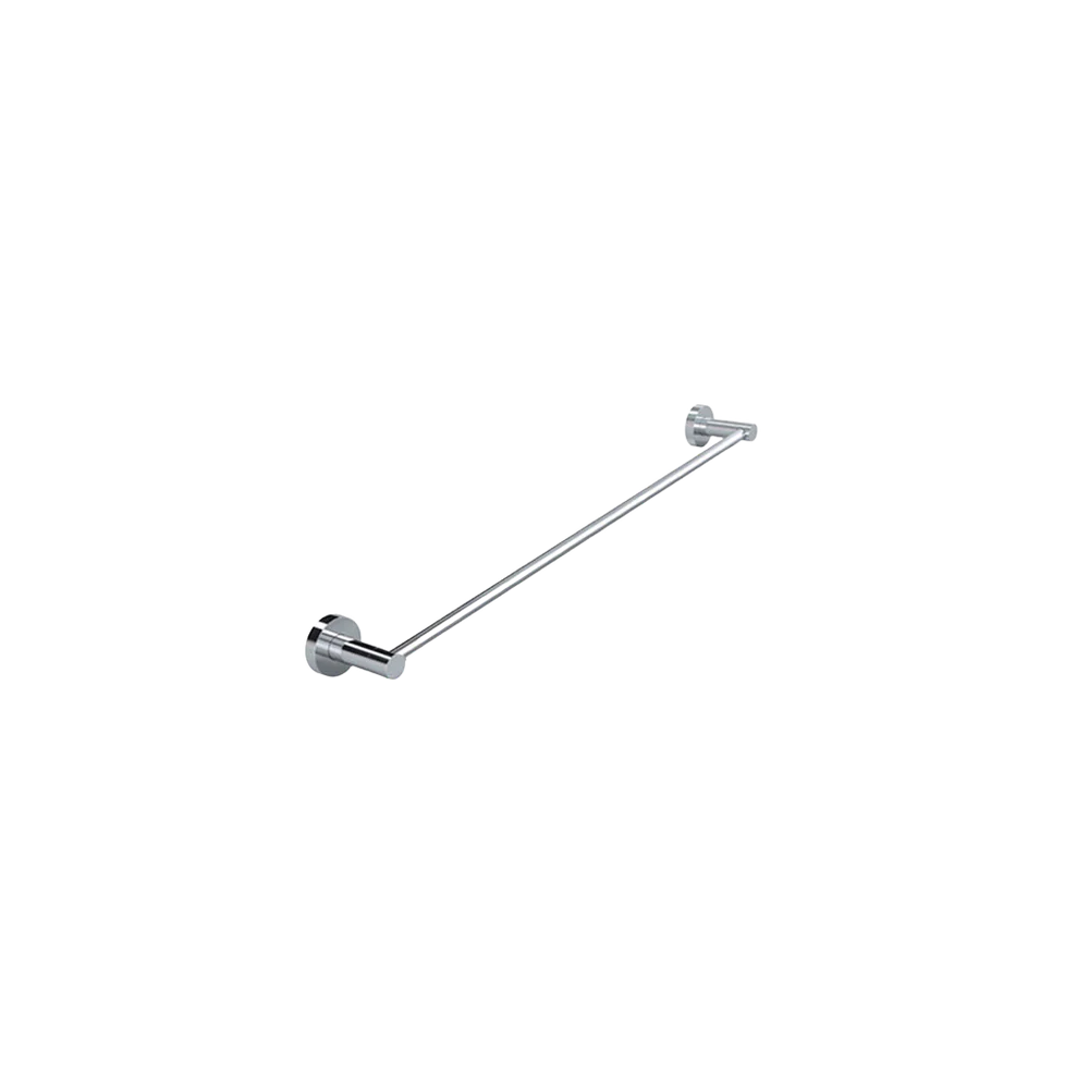 Meir Round Single Towel Rail 600mm Polished Chrome