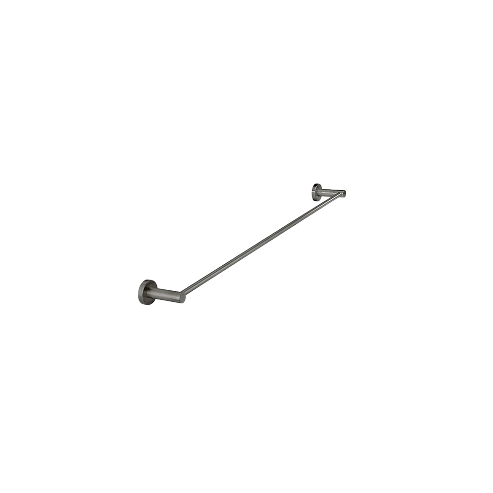 Meir Round Single Towel Rail 600mm Shadow Gunmetal