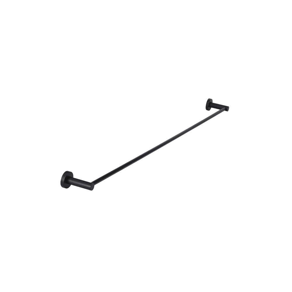 Meir Round Single Towel Rail 900mm Matte Black