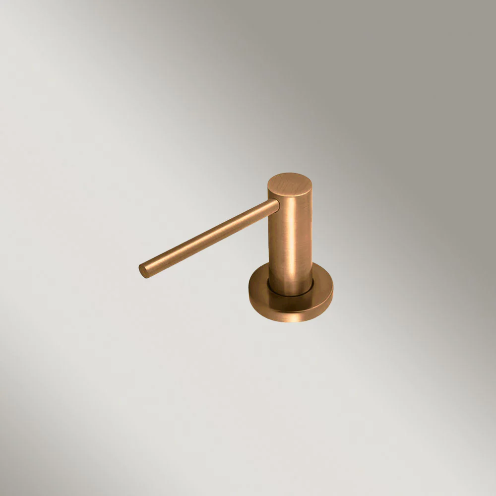 Meir Round Soap Dispenser Lustre Bronze - Image 2