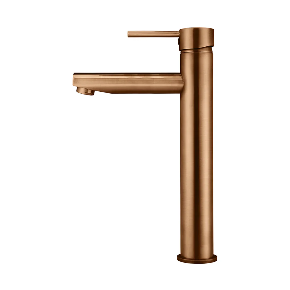 Meir Round Tall Basin Mixer Lustre Bronze - Image 10