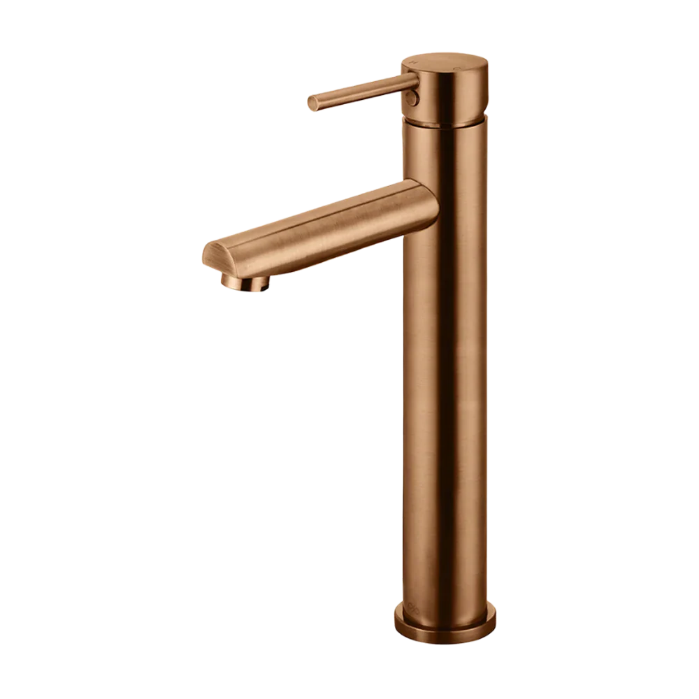 Meir Round Tall Basin Mixer Lustre Bronze - Image 7